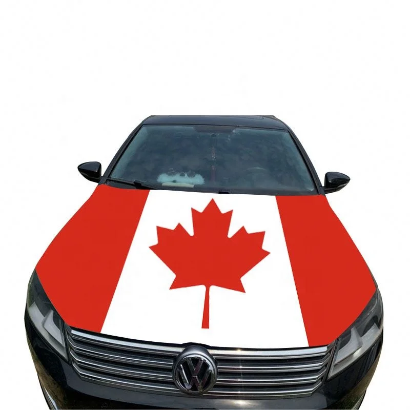 Factory Direct Sale Hot Selling Cheap Fabric Polyester Custom Logo All Countries Engine Dashboard  Car Hood Cover Flag