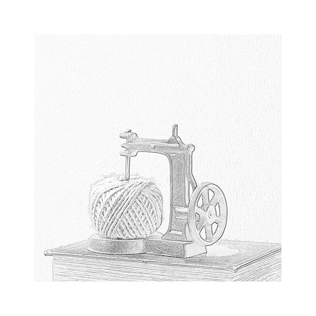 American country window display props decorative ornaments retro nostalgic sewing machine String Dispenser cast iron rope winder