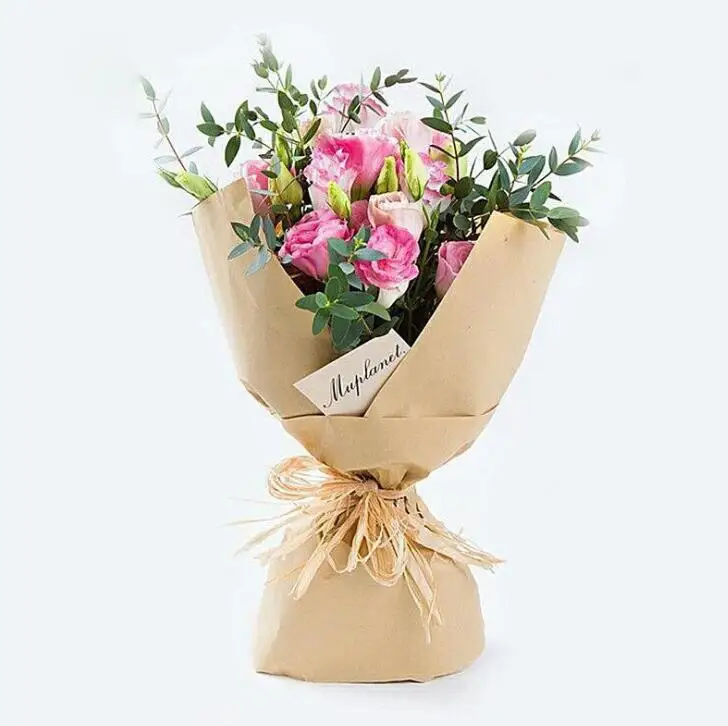 Thick Quality Waterproof Flower Wrapping Kraft Paper Bouquets, Wrapping Paper for Flowers
