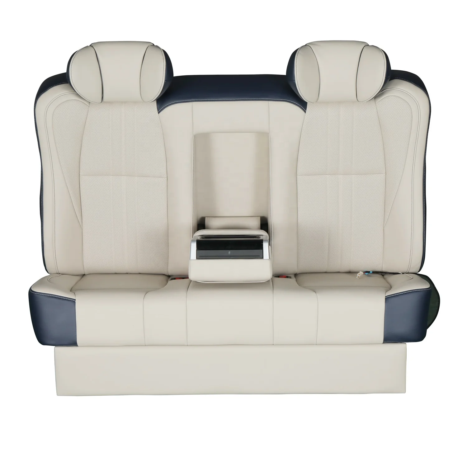 Luxury Electric motorized VIP  Leather auto back Seats flat sofa bed for MPV limousine van RV motor home camper van mini bus