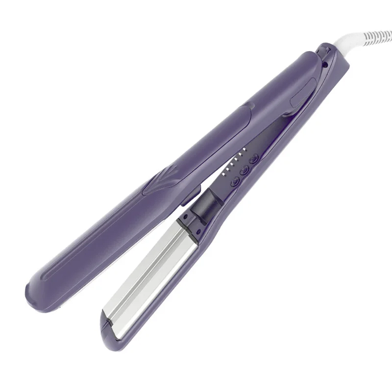 High Quality Multifunctional Infrared and Vapor Steam Pod Hair Iron 2 in 1 Hair Straightener and Curler Titanium Flat Irons