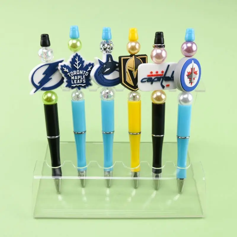 Silicone Beads Wholesale For Pen Making Focal Make Keychain Lanyard Custom Cow Letter Wooden Bead