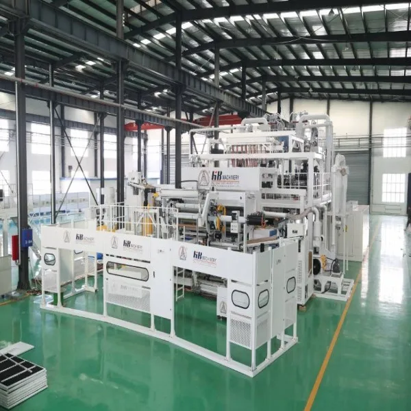High Quality HB Machinery 5 layers 1500 mm China lldpe extrusion cpe stretch film machine