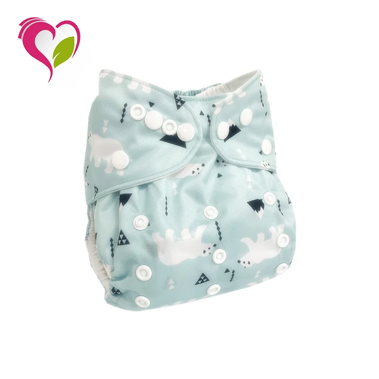 New Design Washable and Economic Baby Nappy Reusable Cartoon Cloth Diapers