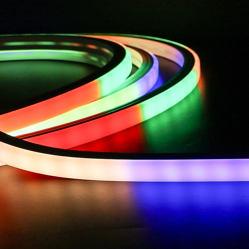 Light LED Neon  14*14MM  60leds/m Flexible Neon Light LED  IP68 Waterproof Addressable LED Strip Light
