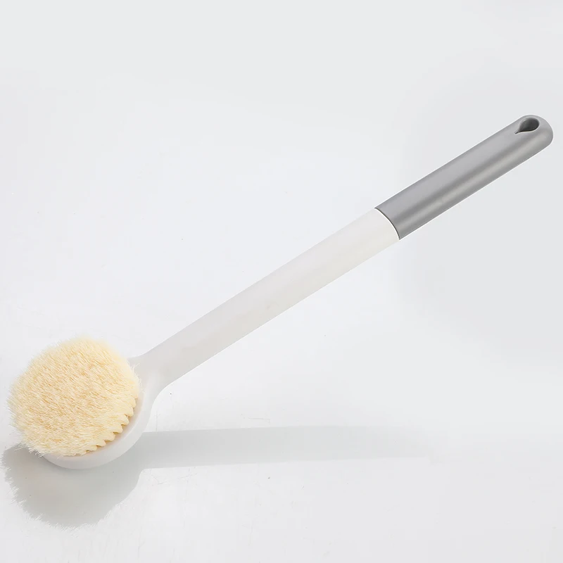 two-sided  PP Bath Body Shower Cleaning Tool Eco-Friendly Scrub Brush with Long Handle Soft Bristles Car Wash Baby Care