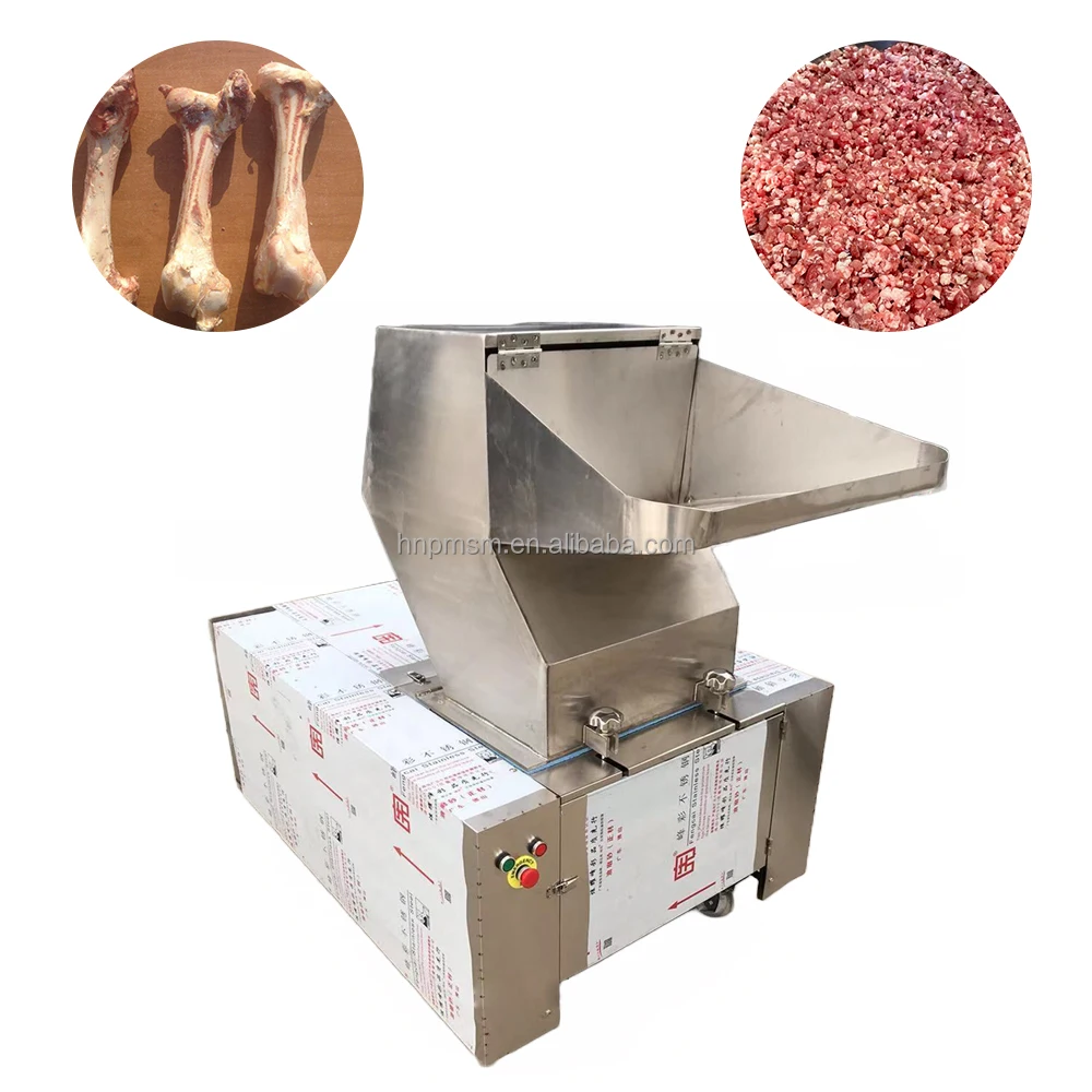 Automatic Animal Bone Mincer and Crusher Machine for Cattle and Pig Bone Cutting and Grinding