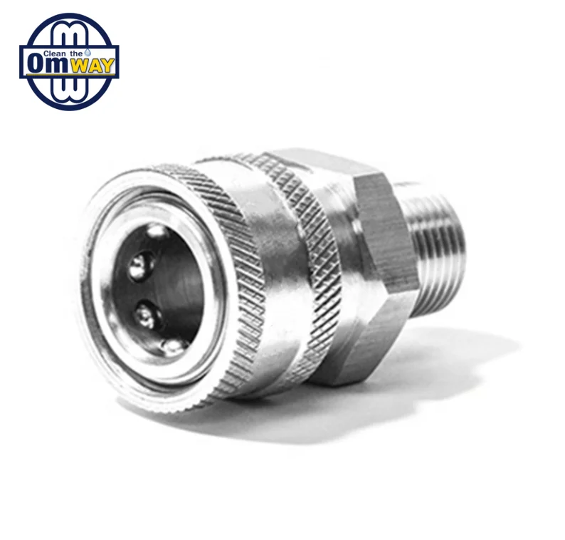 1/4inch Male NPT thread Socket High Pressure S.S. Mini Quick Connect Coupler