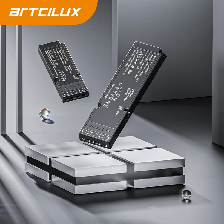 Factory Direct Ultra-thin Smart LED Driver Power Supplier 12V/24V LED Transformer For Switching Lighting System