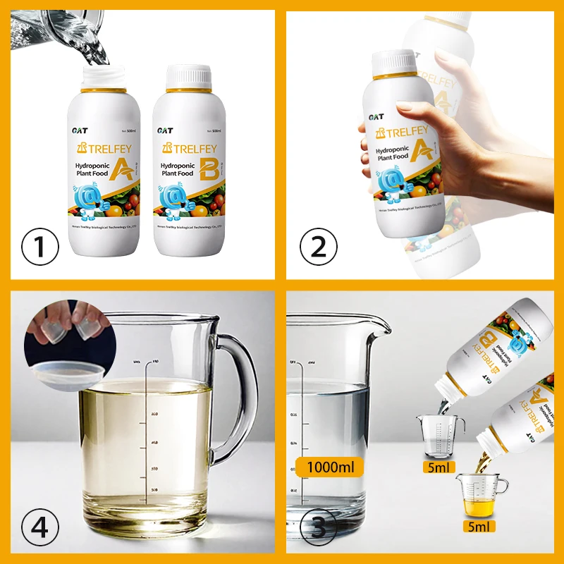 Hydroponic Fertilizer Ab Mix Use Nutrient Solution For Green House And Agriculture Use