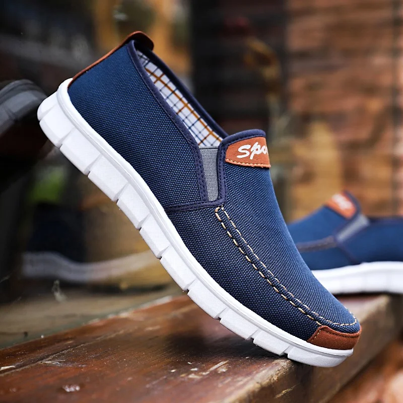 Fashion new design canvas loafer shoes zapatillas mtb ciclismo men loafers zapatillas baratas hombres