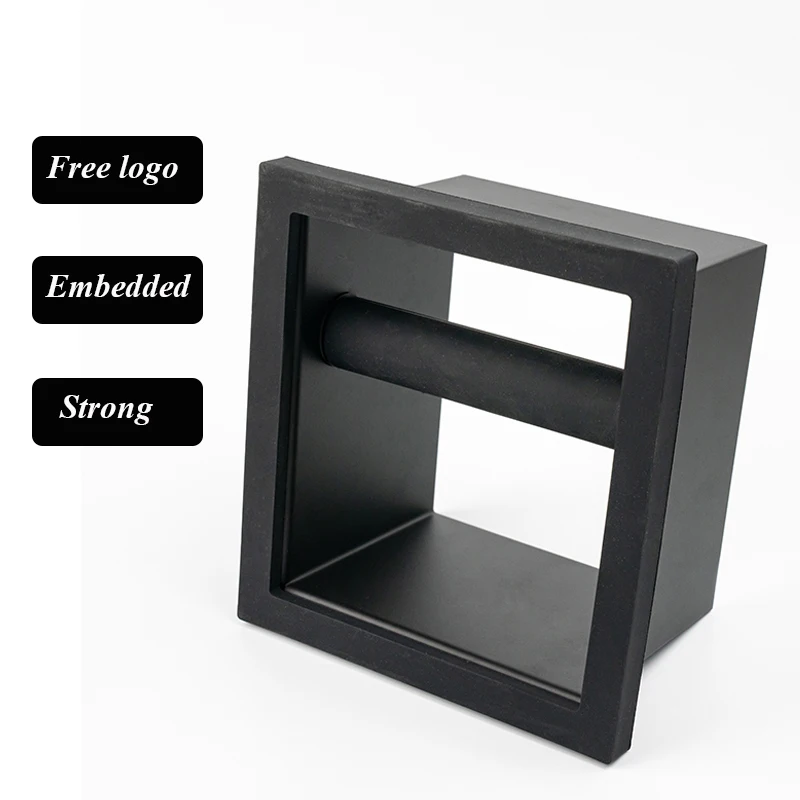 Coffee Ground Knock Box Chute Stainless Steel Built in Desktop Bottomless Knocking Slag Bucket