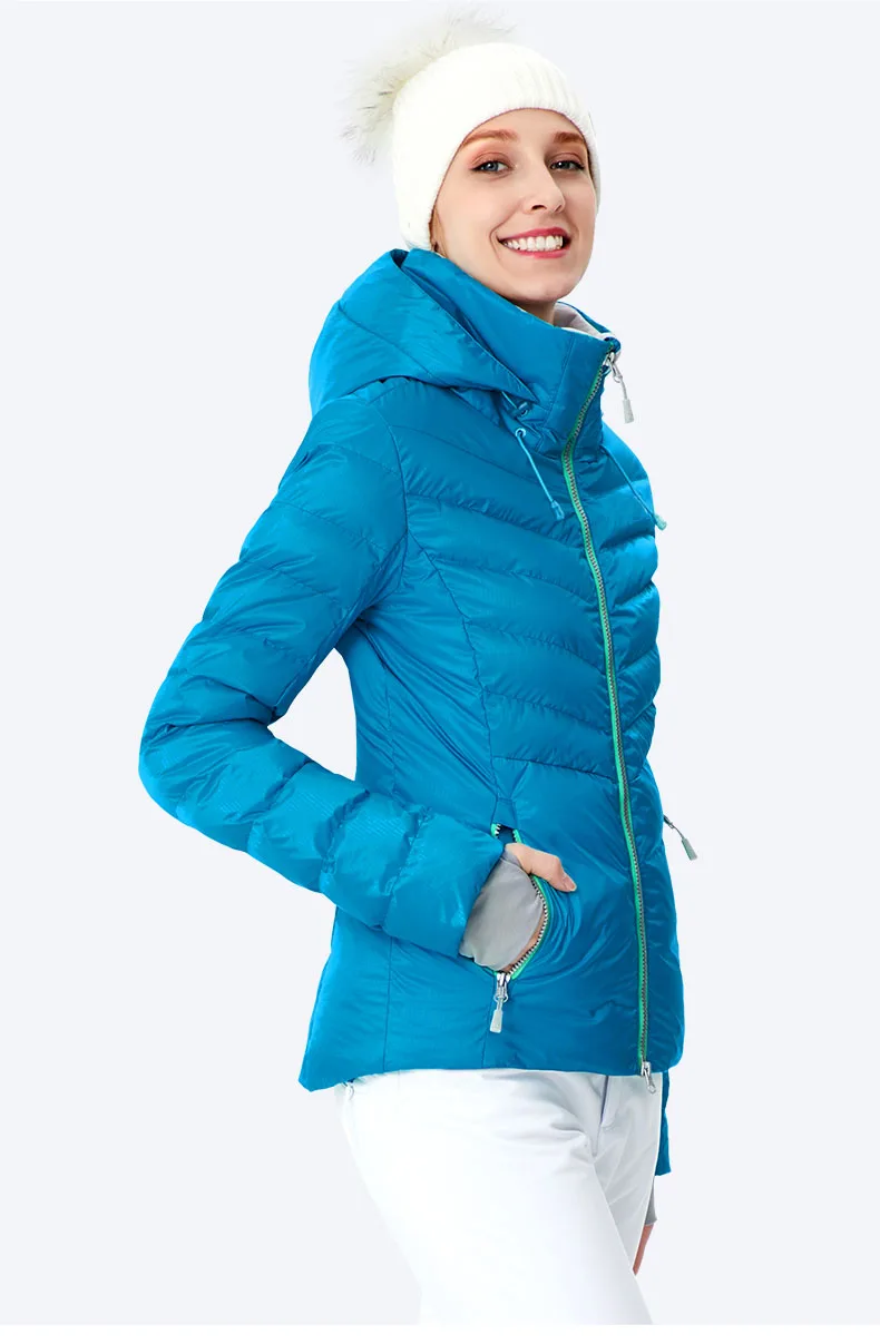 Custom Women Winter Eco-friendly Windproof Waterproof Snowboard Ski Suit Jacket with Hood Ski & Snow Wear for Women Custom Size