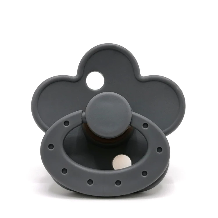 Customized Service 100% Rubber Pacifier Round With Breathing Hole Baby  Pacifier Toy