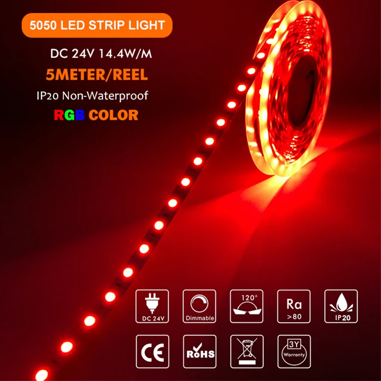 Wholesale Smart Cheap Wifi Flex 12V 5M Outdoor Flexible 5050 SMD RGB Waterproof Led Strip/Led Strip Lights/Led Light Strip