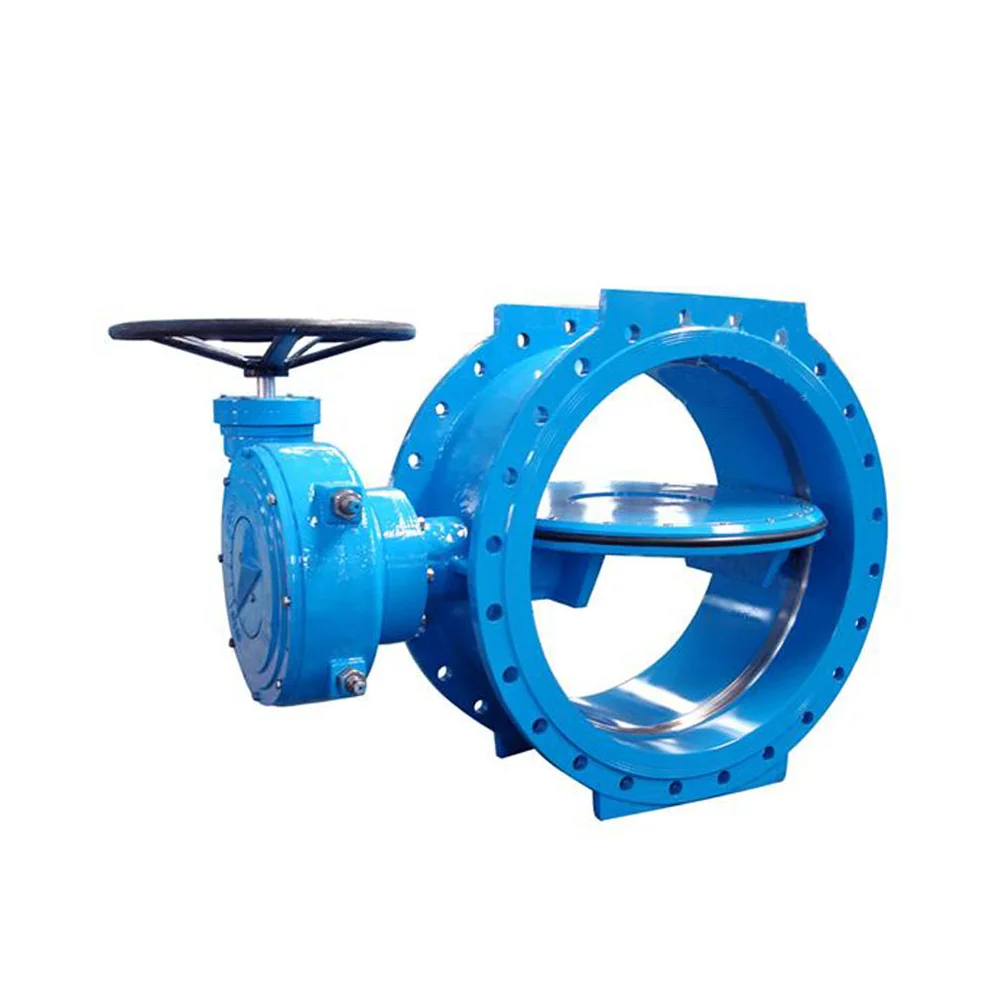 D342X double eccentric double flange soft seal butterfly valve ball cast iron butterfly valve