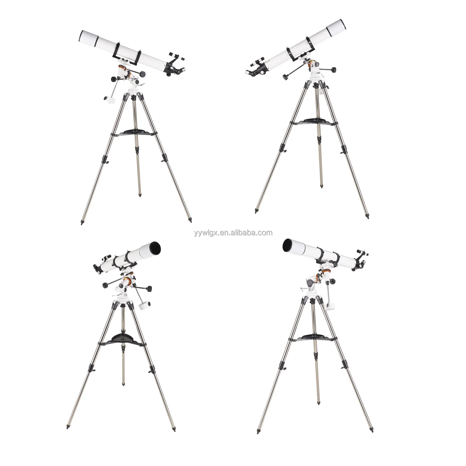 F90080M 80mm aperture equatorial high definition optical instruments 900mm telescope astronomical 80900 for adult