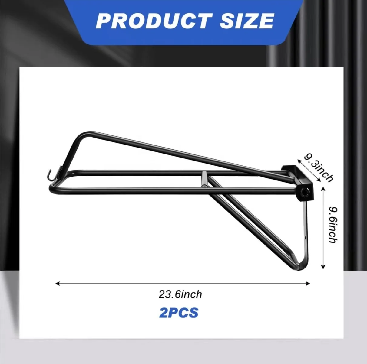 Folding Equine Horse Saddle Pad Rack for Equestrian Supply