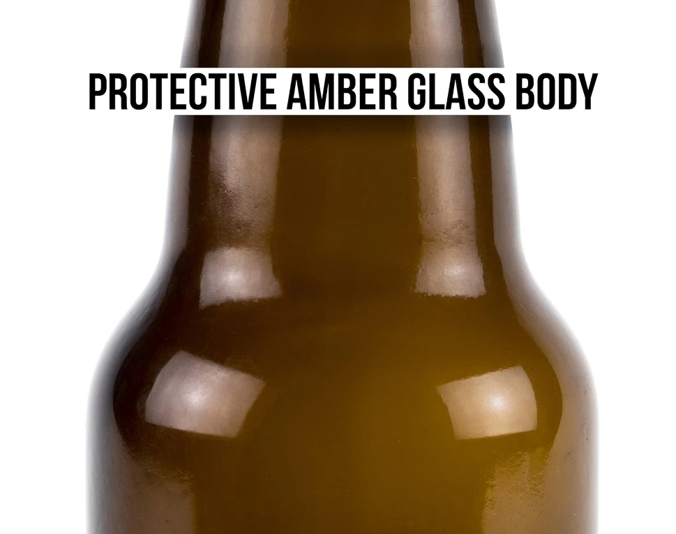 Wholesale 330ml 500ml 750ml 1Liter 1000ml swing top clear glass beer bottle