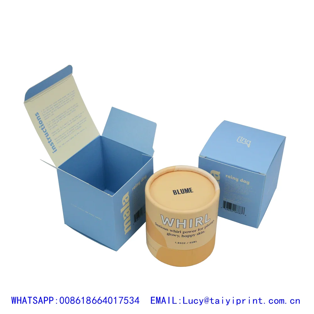 Empty Black Scented Geschenkbox Pack Set Glass Candles Boxes Boite Cadeau Luxury Custom Paper Gift Gar Packaging Candle Box