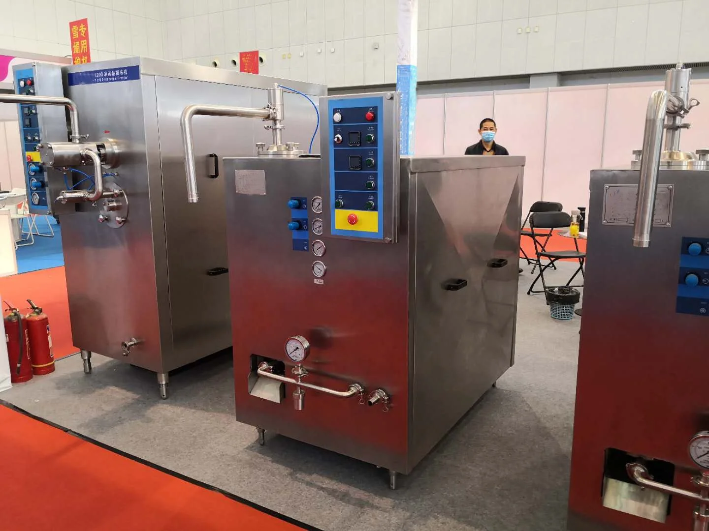 Gelato Batch Freezer Italian Continuous Ice Cream Machine