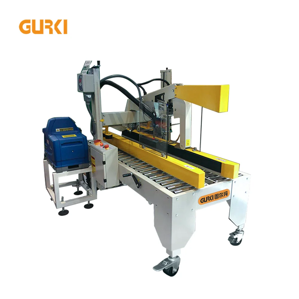 GURKI New Design  GPC-50D Hot Melt Automatic Case Sealing Machine