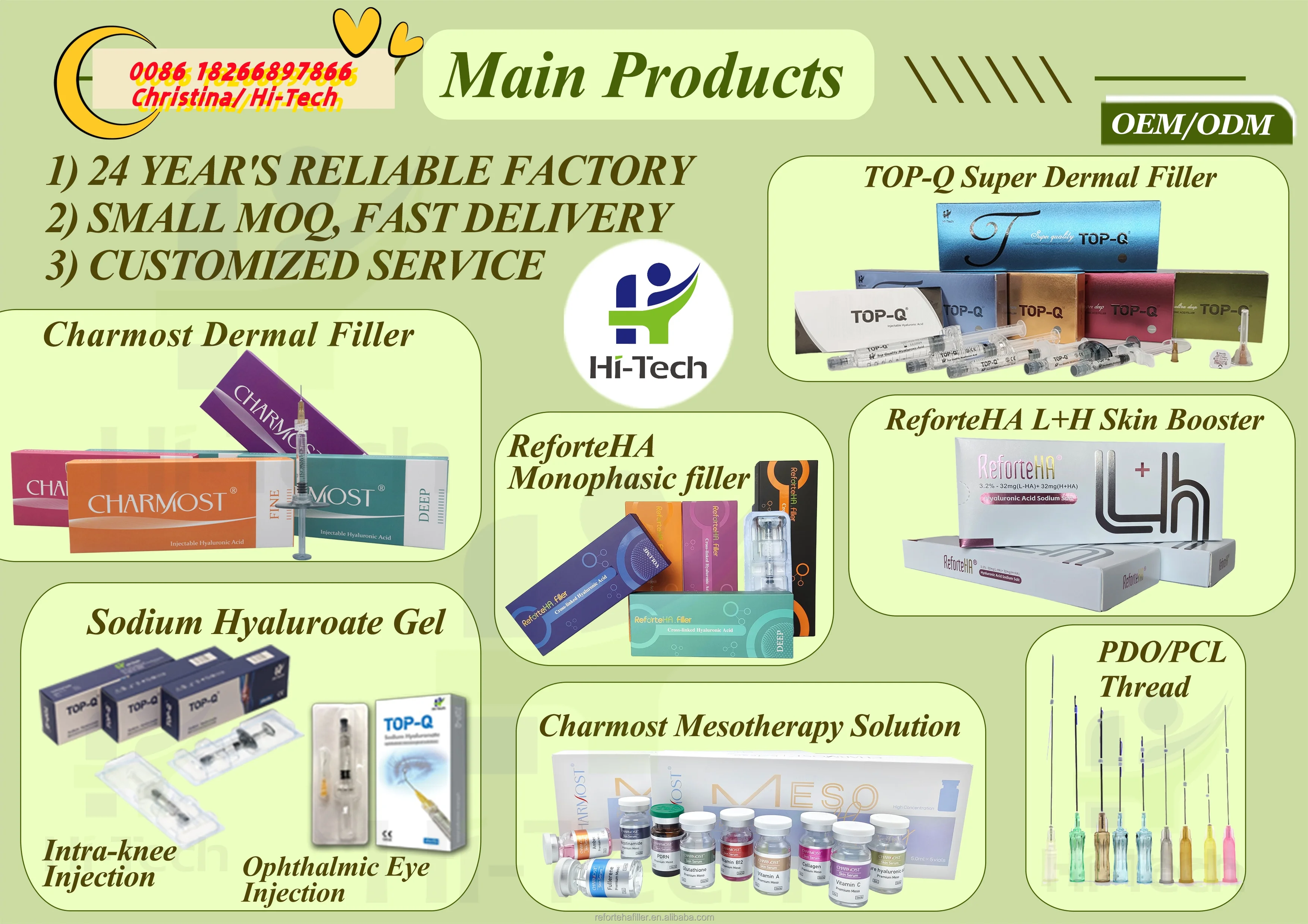 Wholesale factory price TOP-Q hyaluronic acid knee filler injection arthritis joint pain relief with CE