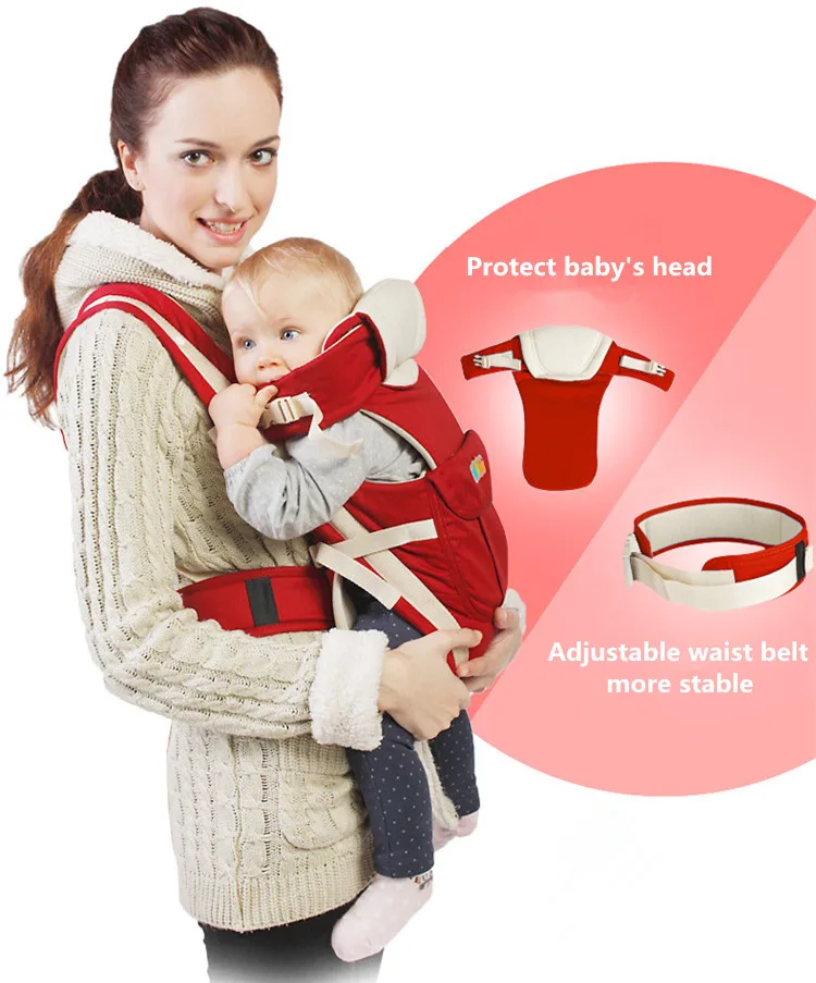 Aofeite wholesale price breathable adjustable shoulders straps baby sling stretchy wrap carrier