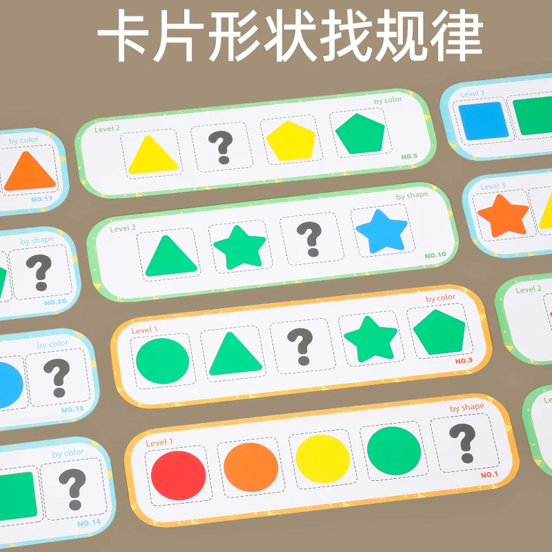 Montessori Toy Shape Sorting Matching Box Wooden Color Shape Sorting Box For Kids