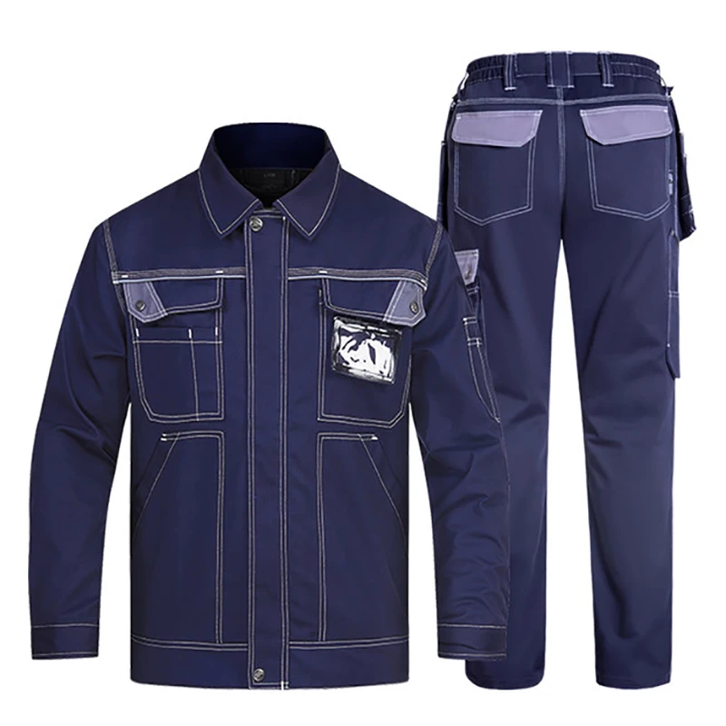 Factory Customized Reflective Safety Suit One piece Uniform Fire Protection Safety Work Suit Men