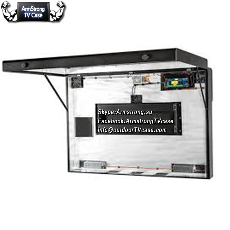 
ARMS1041OTE wholesale secure TV enclosure Outdoor Waterproof weatherproof advertising tv enclosure 
