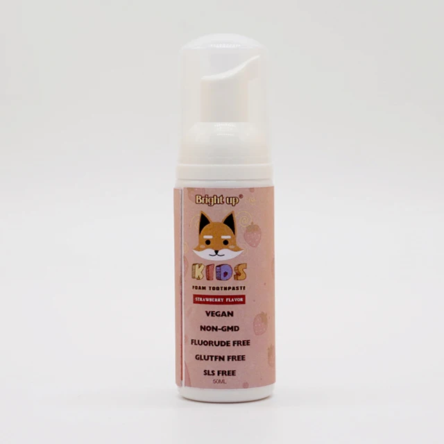 Kids toothpaste Children Mousse Teeth Whitening Vegan Foam Toothpaste
