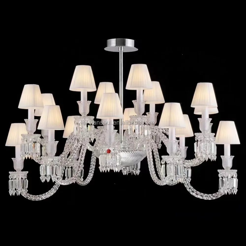 Jansoul lighting fancy chandelier luxury crystal lights lightings for living room restaurant  chandelier