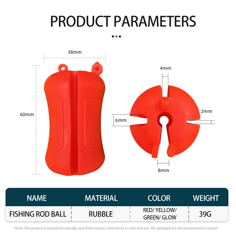 Silicone Fishing Rod Accessories Portable Rubber Fishing Pole Clip Soft Fishing Rod Fixed Ball