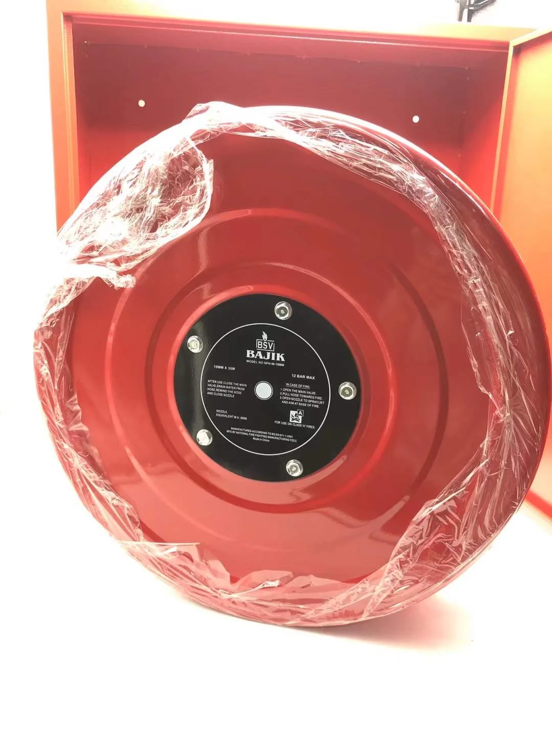 Self rescue fire reel can be customized 30M fire reel