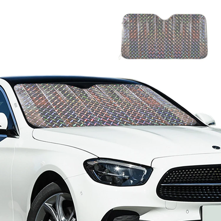 Sunlightproof Laser Reflective Car Front Window Windshield Sun Shade Sunshade Cover Board for Sedan SUV