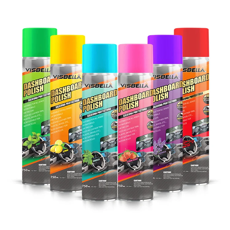 Leather  Shine Car Care Cleaning Wax Dashboard Polish Spray