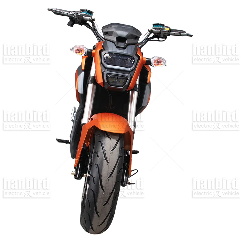 Hanbird 3000 Вт Электрический мотоцикл с черным сиденьем на продажу