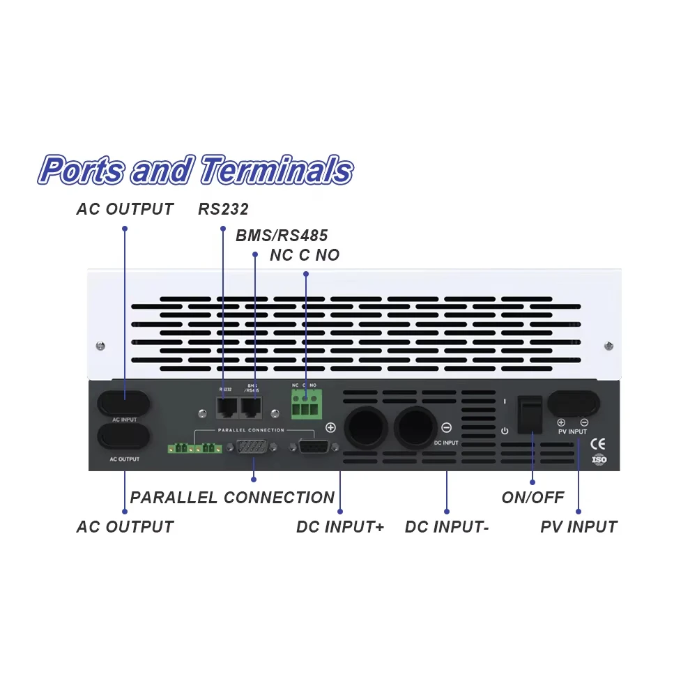 Sunwave CE 8000w 8kW 8kva Single Phase Single-phase 220v 220volt Off Grid Inverter With WIFI