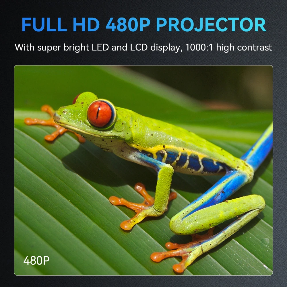 Oem Odm Wifi Wireless Android Mobile Phone 480P 3D Hologram Led 4K Video Cinema Smart Projectors