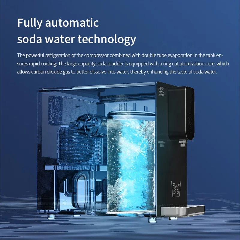 Commercial 220V Electric Soda Water Maker Cold Water Dispenser Sparkling Water Maker Machine