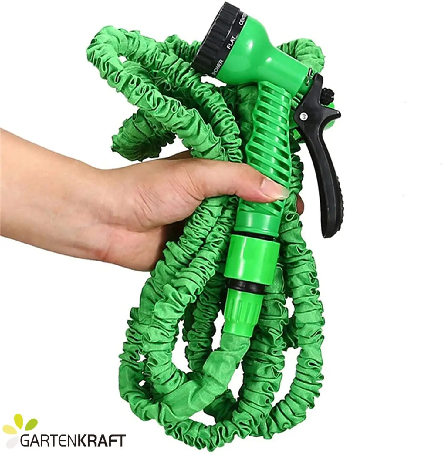 Gartenkraft Magic Hose Self Expandable with 7 Pattern Spray Gun Garden Pipe Car Washer