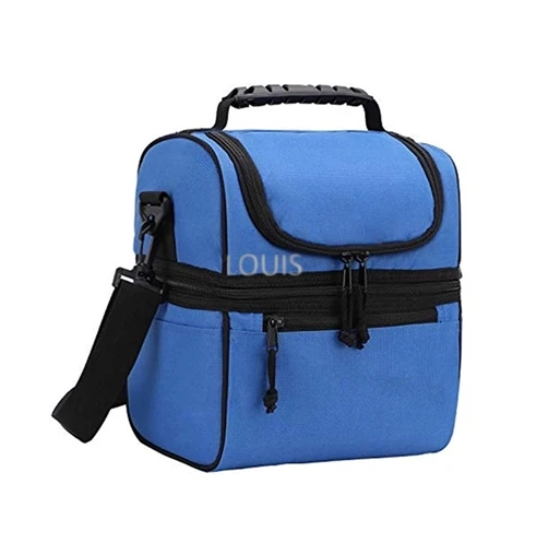 Adult Lunch Box Insulated Lunch Bag Large Cooler Tote Bag for Men, Women, Double Deck Cooler