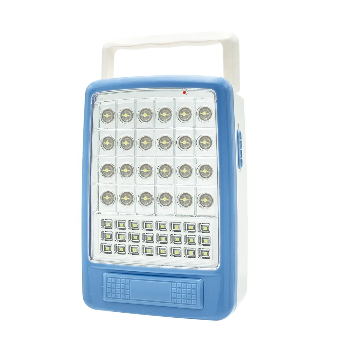 Portable solar emergency light with power bank FM Radio MP3  bluetooth