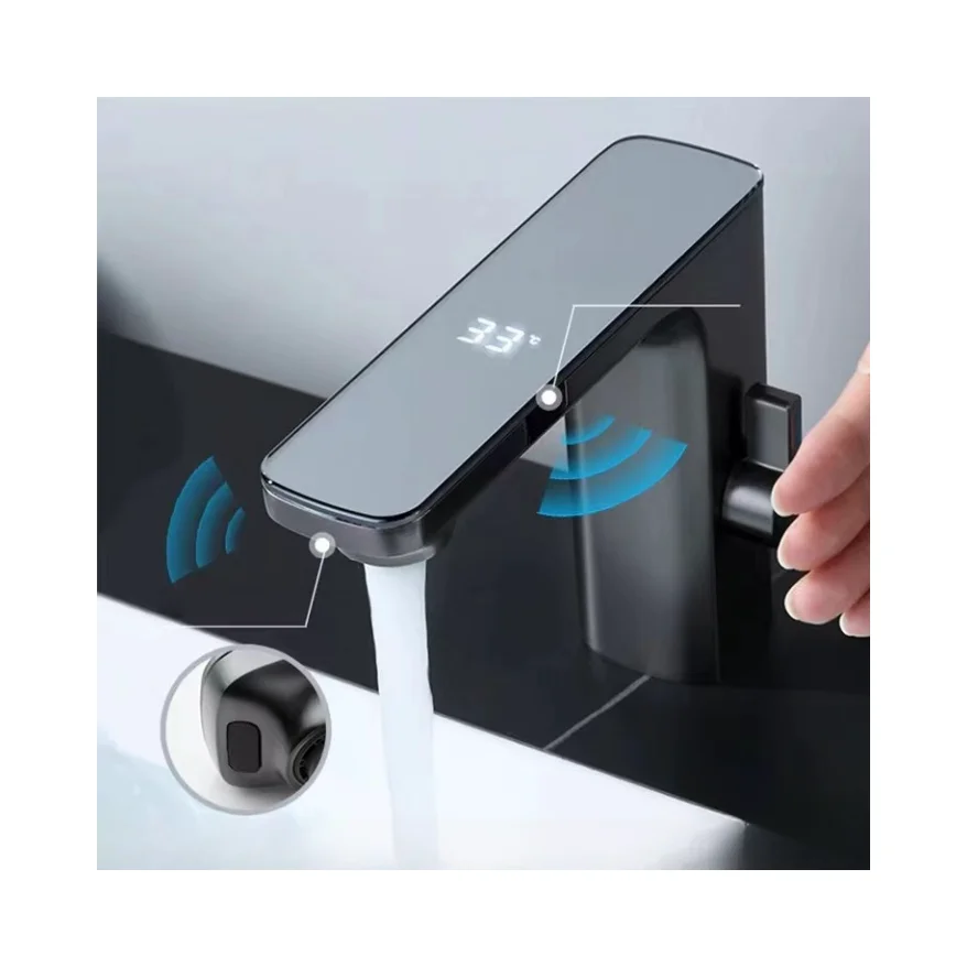 Умные водяные автоматические датчики крана кран для ванной инфракрасный смеситель раковины