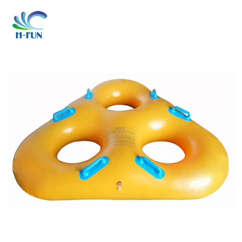 New Design Heat Bonding triangle water park slide tubes for fiberglass family water raft slides