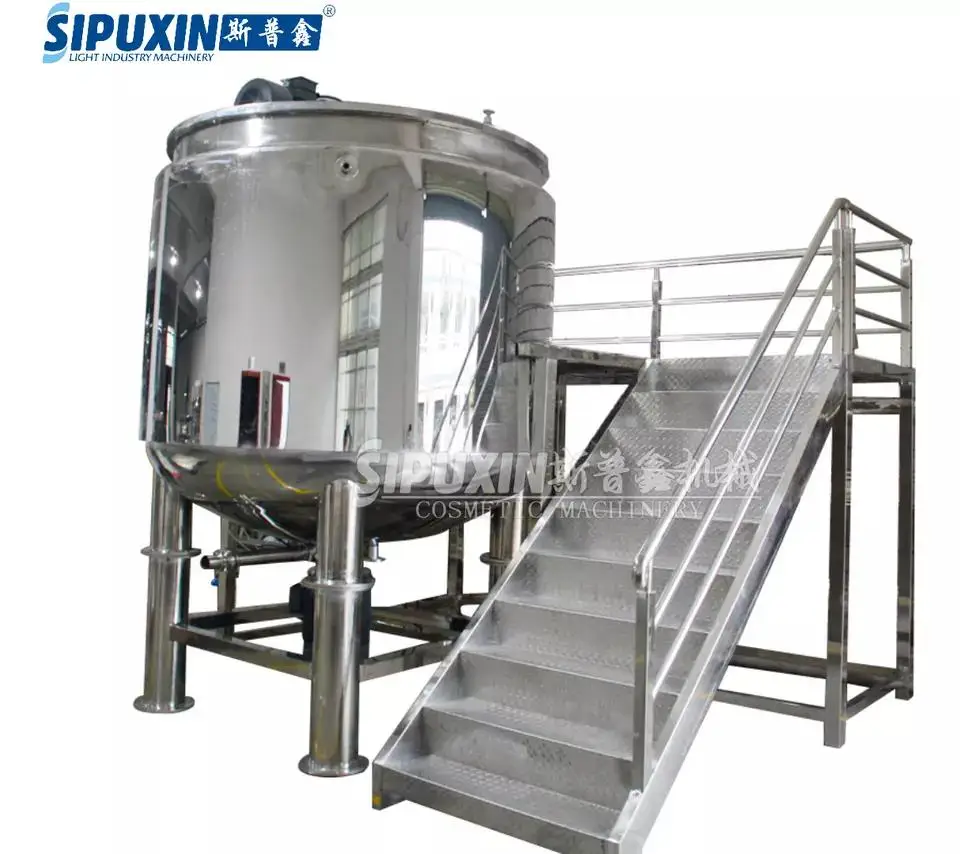 High Quality Sanitary Grade Large Capacity Industrial Mixer Paint Mixer Stainless Steel Tank Liquid Wash Product Mixing Machine