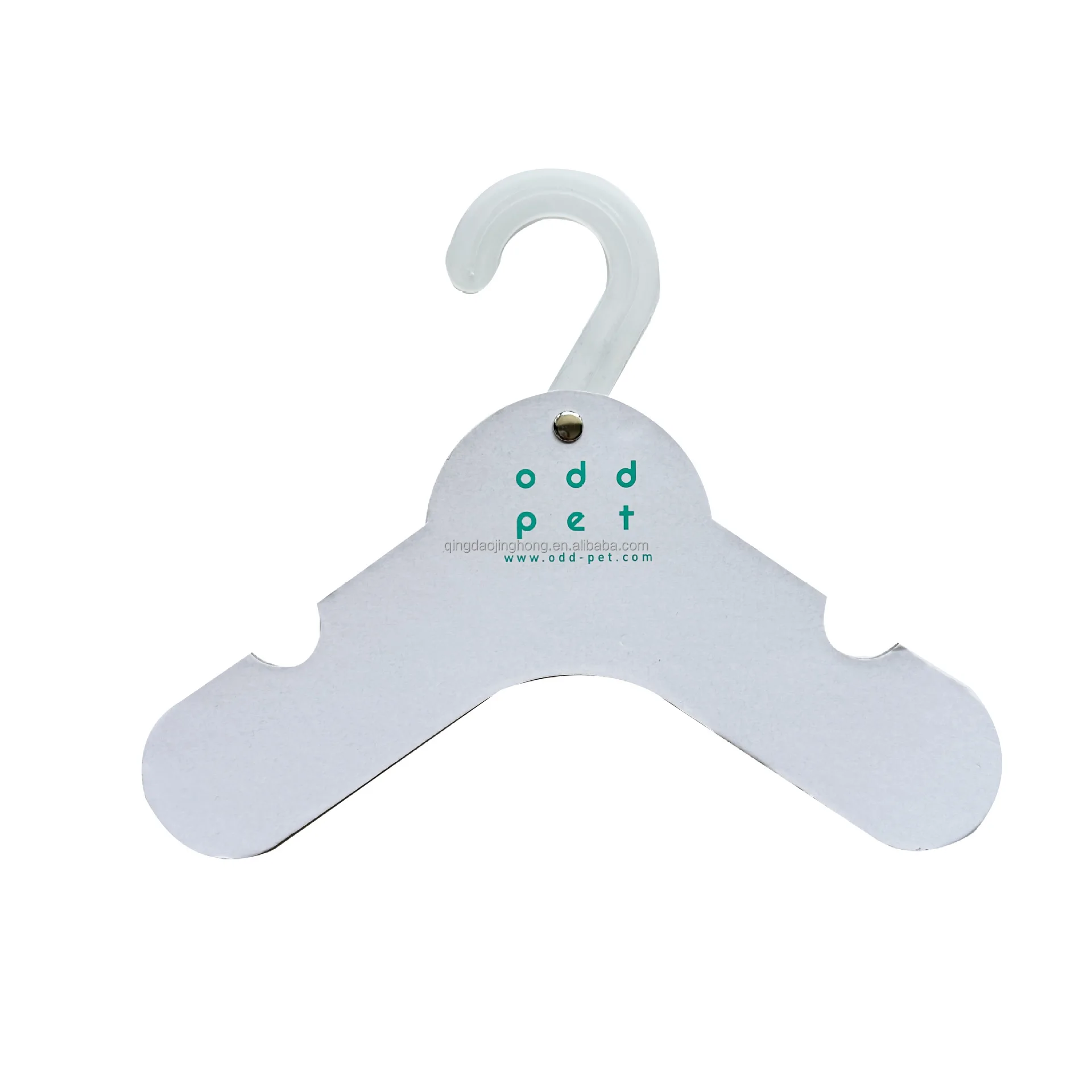Wholesale Recycled Custom Print logo Cardboard Paper Baby Clothes Hanger