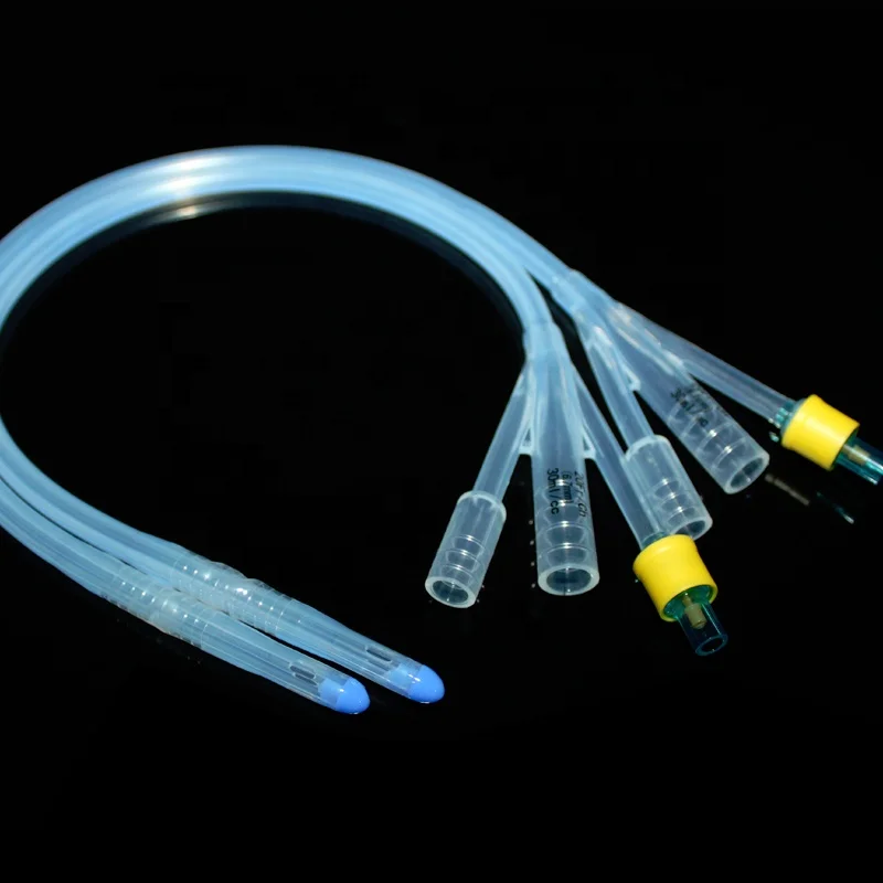 Platinum cured weak acid and alkali resistance silicone urinary catheter tube