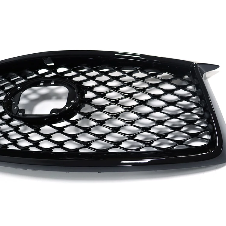 Car Body Kit Auto Parts Grille for Infiniti QX50 2018-2022 OE 62310-5NA3A Blk Gloss Black W/C Gloss Black Frame  W/C PDC Hole